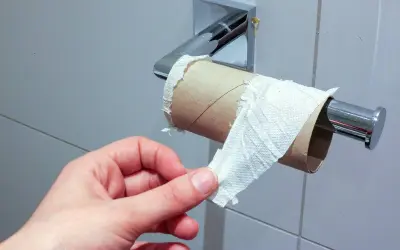 A ida ao banheiro pode ficar mais cara devido a escassez da celulose.