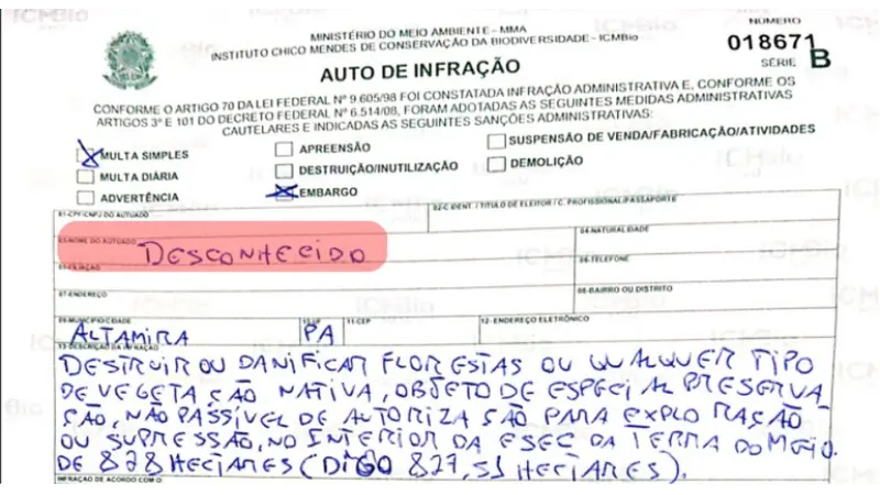 De quem é esse desmatamento?