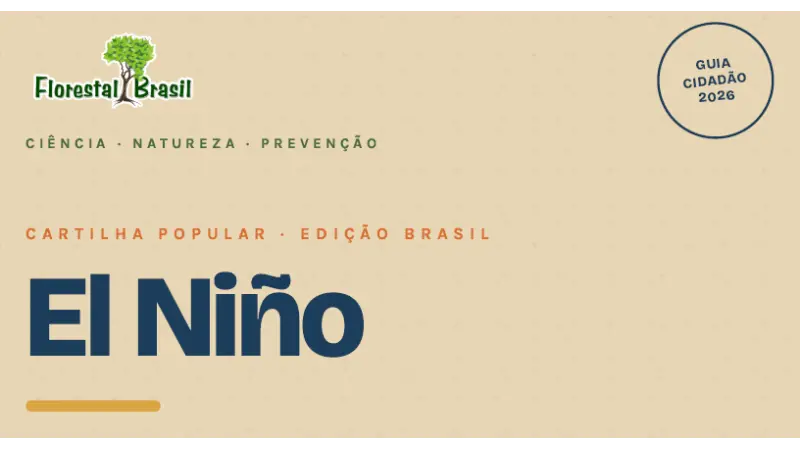El Niño 2026 já começou: baixe grátis a nossa cartilha para entender e se preparar