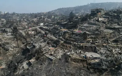 Incêndios florestais no Chile ameaçam Reserva Mundial da Biosfera