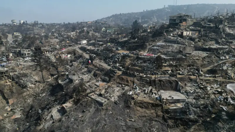 Incêndios florestais no Chile ameaçam Reserva Mundial da Biosfera