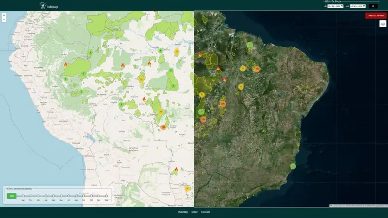 IndiMap: Uma ferramenta inovadora para divulgar e combater ilícitos ambientais em Terras Indígenas