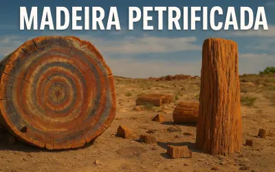 Madeira petrificada: como árvores se transformaram em pedra ao longo de milhões de anos