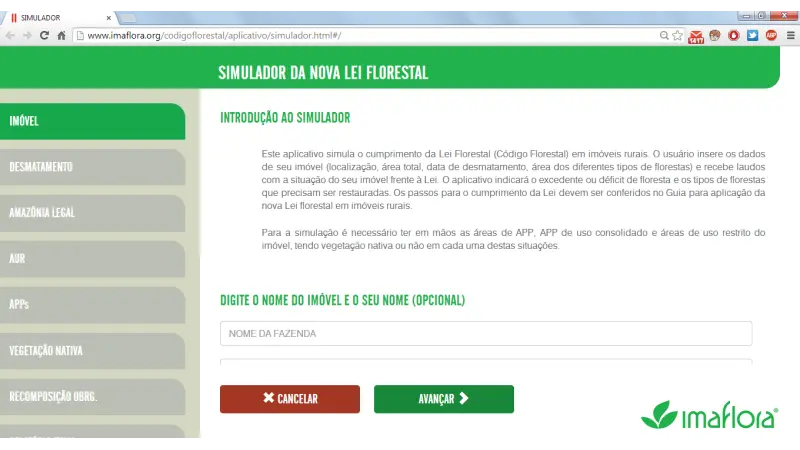 Aplicativo ajuda a regularizar a propriedade de acordo com o Código Florestal