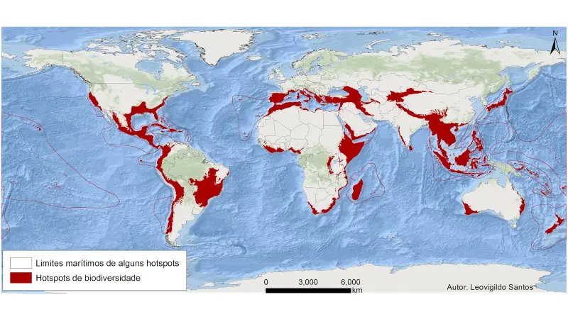 O que são os hotspots de biodiversidade?