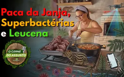 [PODCAST] Paca da Janja, Superbactérias nos rios e Drones contra as Leucenas - O Cerne do Assunto