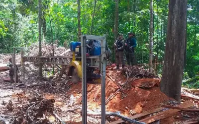 Serrarias móveis têm sido utilizadas por madeireiros como estratégia para enganar a fiscalização contra o roubo de madeira.