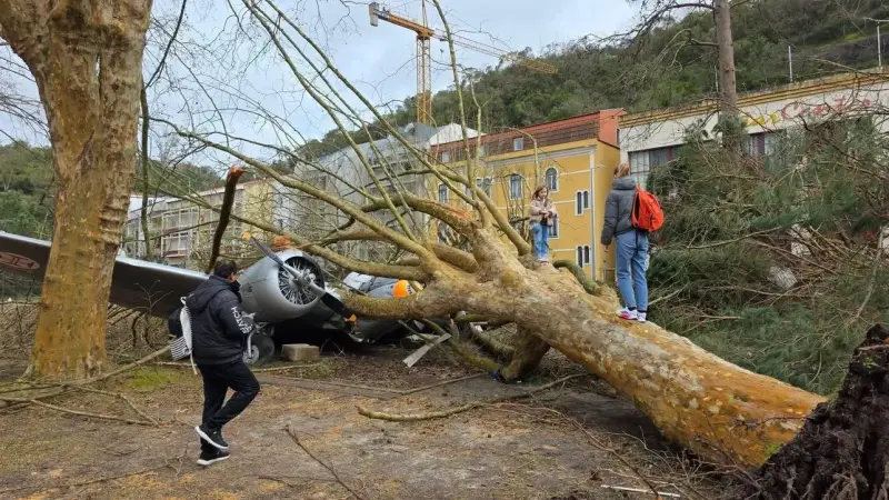 Tempestade Kristin deixa mais de 800 mil sem energia em Portugal e avança sobre a Espanha