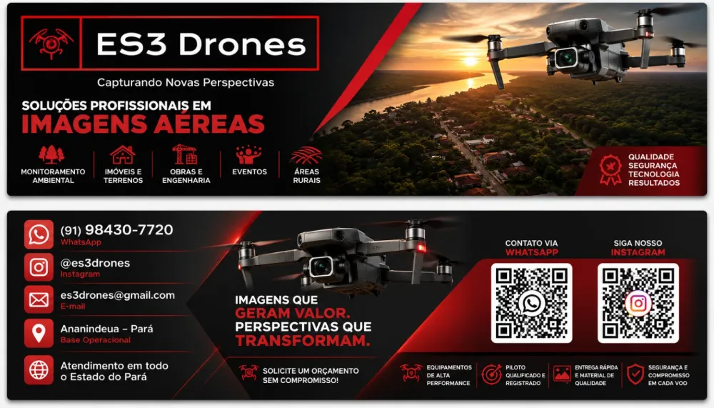 Imagens Aéreas com Drone
